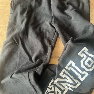 Victoria’s Secret pink Black Sweatpants size XS